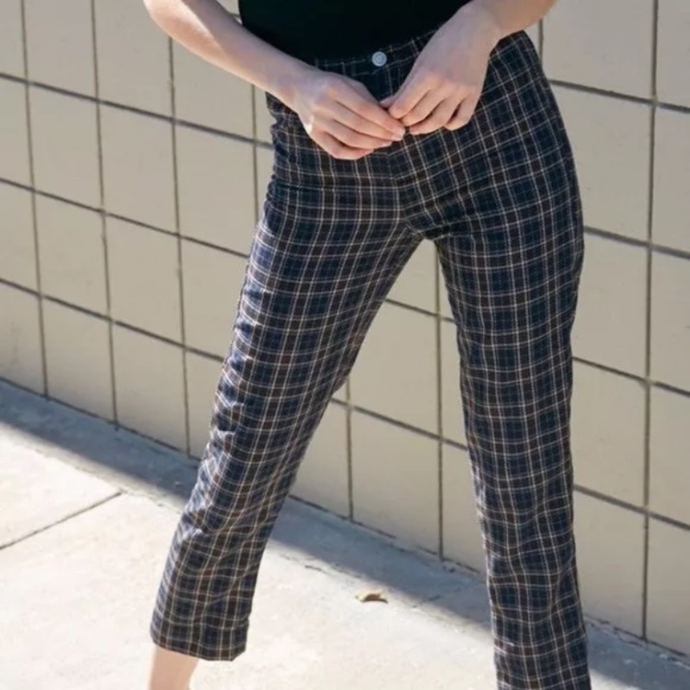 Brandy Melville Plaid Tilden Pants